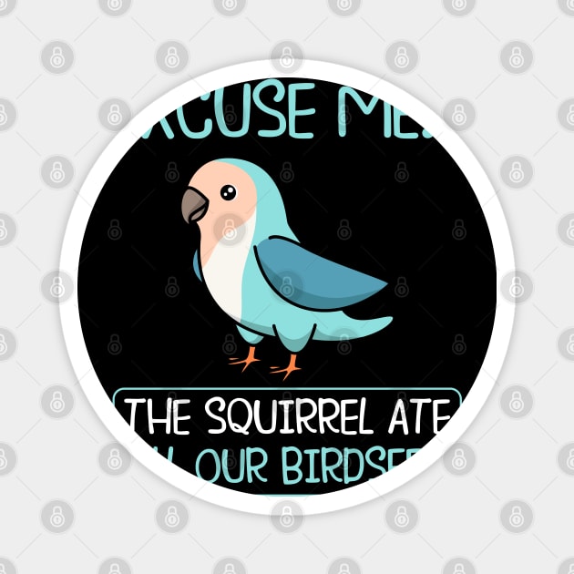 Bird Watching, Parakeet, Budgies Magnet by maxdax